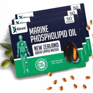 [코루레] 뉴질랜드 초록홍합오일 50정 3개(관절에좋은음식)